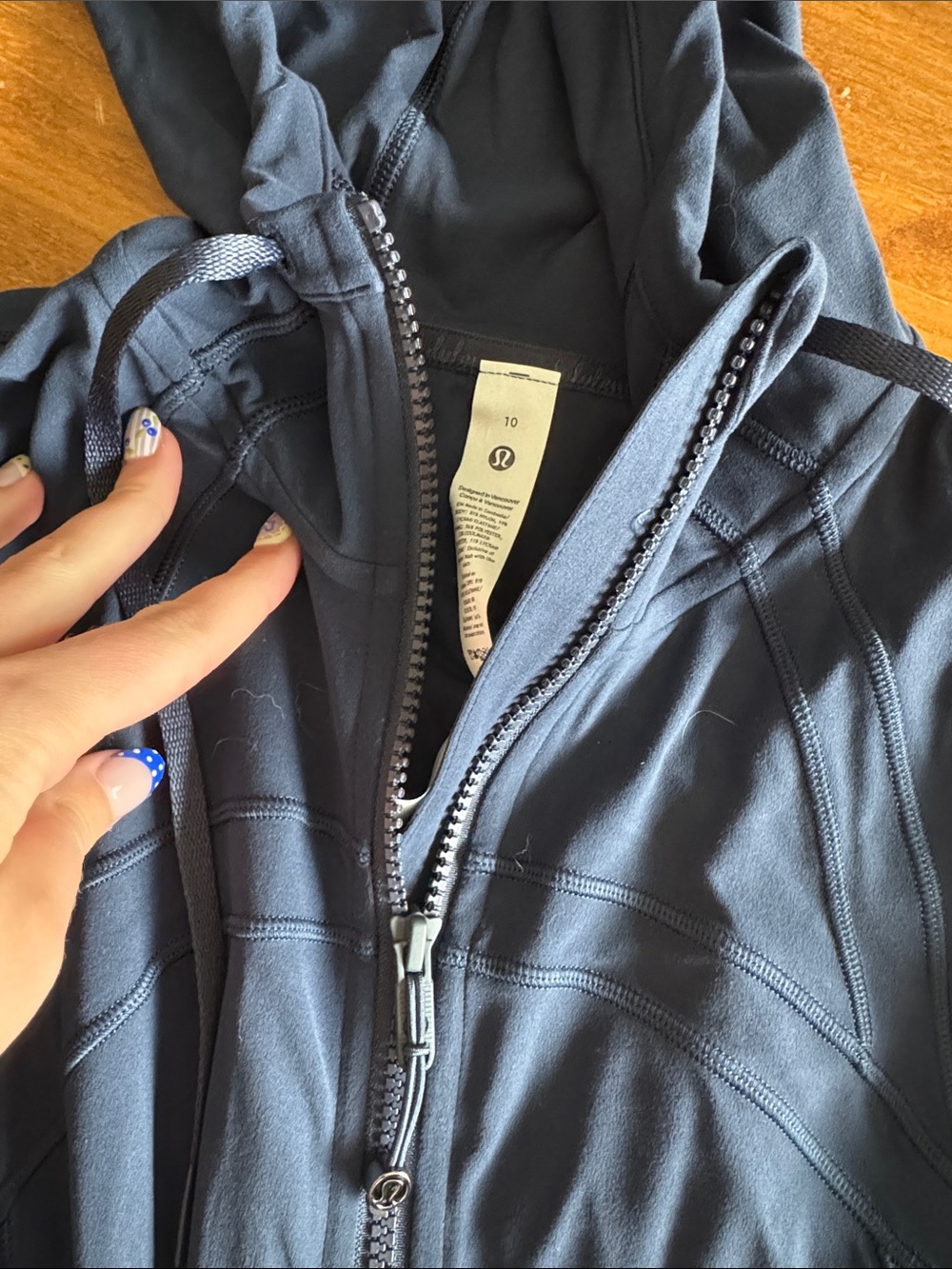 Navy Define Jacket - Picture 3 of 3